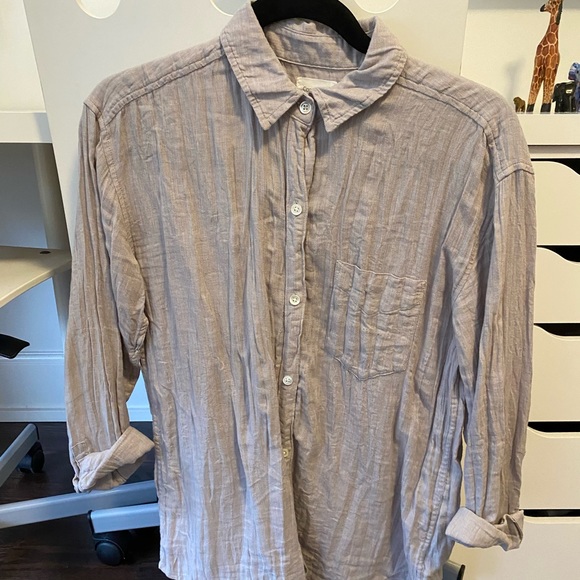 Aritzia - Community Button Down Blouse - Size Small - Picture 1 of 4